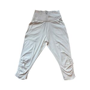 Lululemon Athletica Off-White High-Waist Joggers